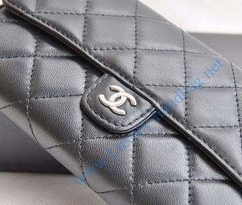 Chanel Classical Caviar Leather Clutch Wallet 31509 black Chanel Classical Caviar Leather Clutch Wallet 31509 black