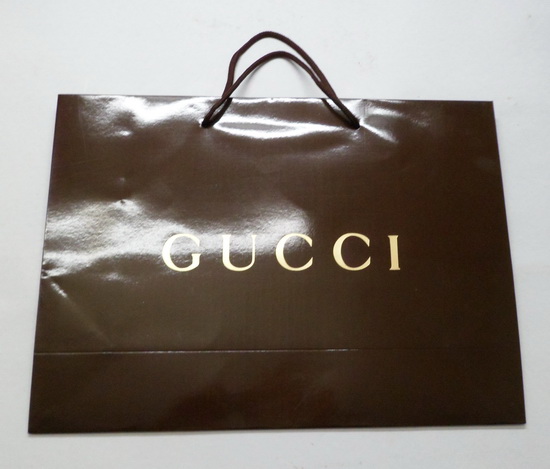 Designer Bags and Shoes Paper Shopper Bag Designer Bags and Shoes Paper Shopper Bag