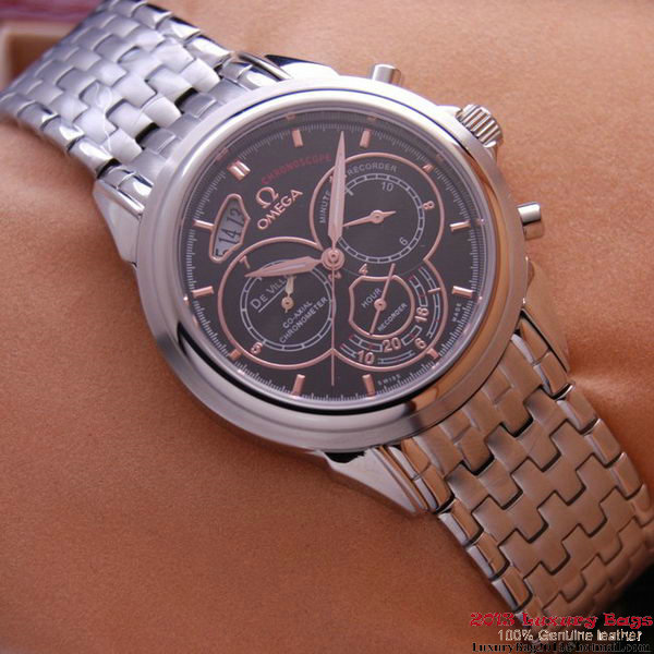 OMEGA DE VILLE CO-AXIAL CHRONOSCOPE Steel on Steel Strap OM77416