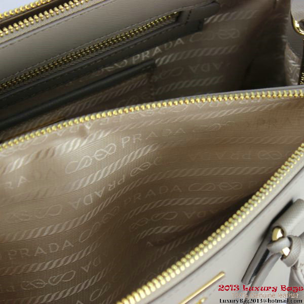 2013 Prada Saffiano Tote Bag 1801 Grey 2013 Prada Saffiano Tote Bag 1801 Grey