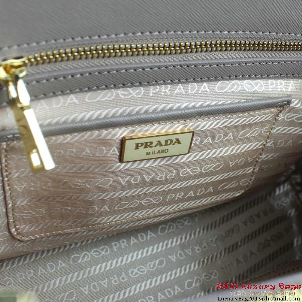 2013 Prada Saffiano Tote Bag 1801 Grey 2013 Prada Saffiano Tote Bag 1801 Grey