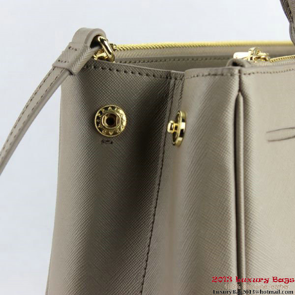 2013 Prada Saffiano Tote Bag 1801 Grey 2013 Prada Saffiano Tote Bag 1801 Grey