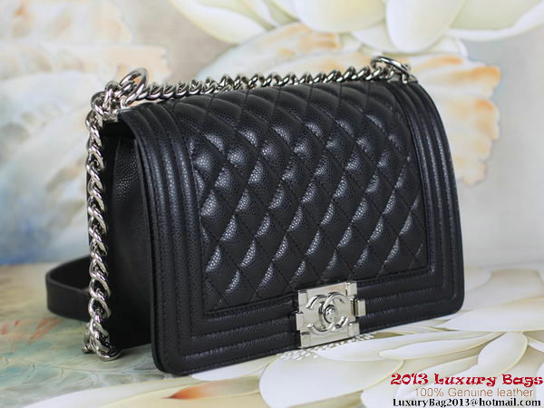 2013 Boy Chanel Flap Shoulder Bag Classic Cannage Patterns A67025 Black 2013 Boy Chanel Flap Shoulder Bag Classic Cannage Patterns A67025 Black