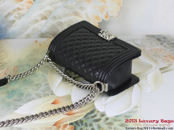 2013 Boy Chanel Flap Shoulder Bag Classic Cannage Patterns A67025 Black 2013 Boy Chanel Flap Shoulder Bag Classic Cannage Patterns A67025 Black