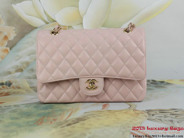 Chanel 2.55 Series Classic Flap Bag Original Cannage Patterns Leather Pink Chanel 2.55 Series Classic Flap Bag Original Cannage Patterns Leather Pink