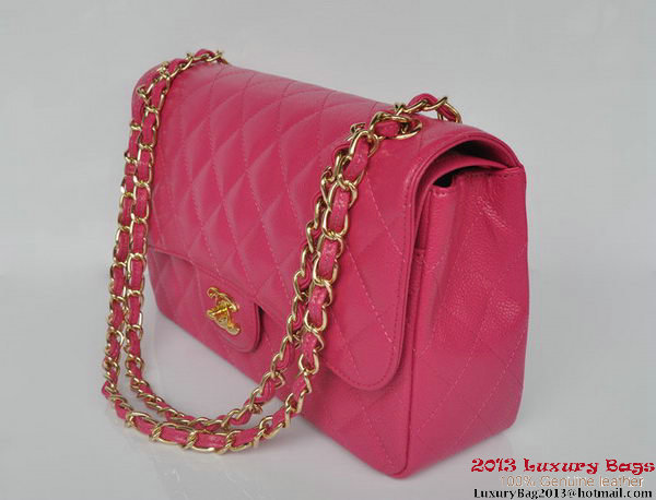 Chanel Jumbo Quilted Classic Cannage Patterns Flap Bag A58600 Rose Gold Chanel Jumbo Quilted Classic Cannage Patterns Flap Bag A58600 Rose Gold