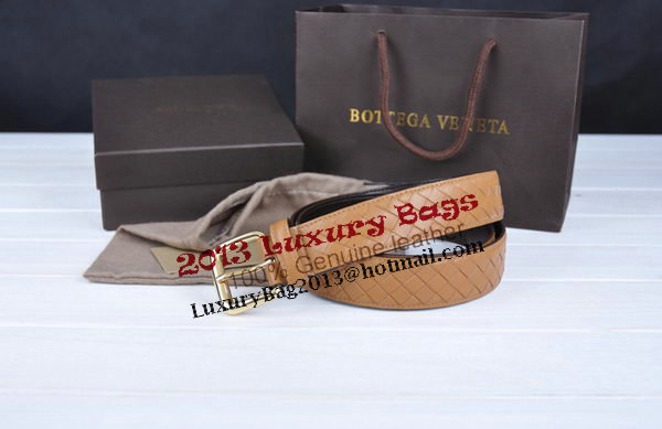 Bottega Veneta Intrecciato Nappa Belt 274483 Camel Bottega Veneta Intrecciato Nappa Belt 274483 Camel