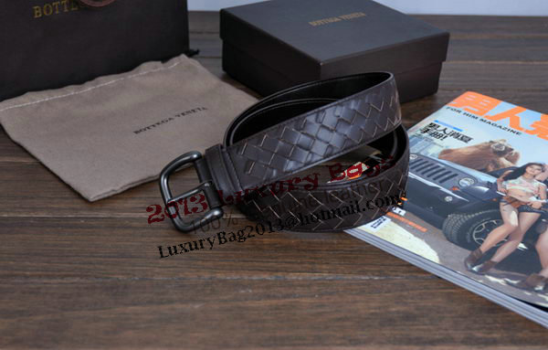 Bottega Veneta Intrecciato Nappa Belt 274484 Brown Bottega Veneta Intrecciato Nappa Belt 274484 Brown