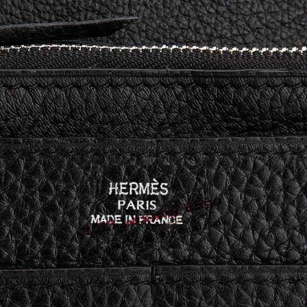 Hermes Dogon Combined Wallet A508 Black Hermes Dogon Combined Wallet A508 Black