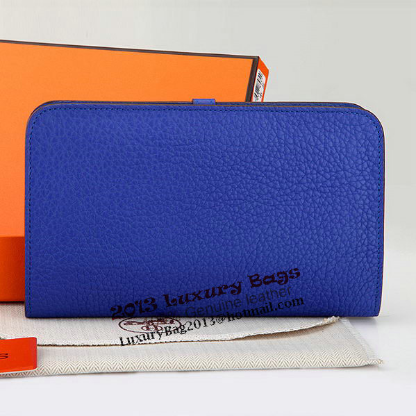 Hermes Dogon Combined Wallet A508 RoyalBlue Hermes Dogon Combined Wallet A508 RoyalBlue