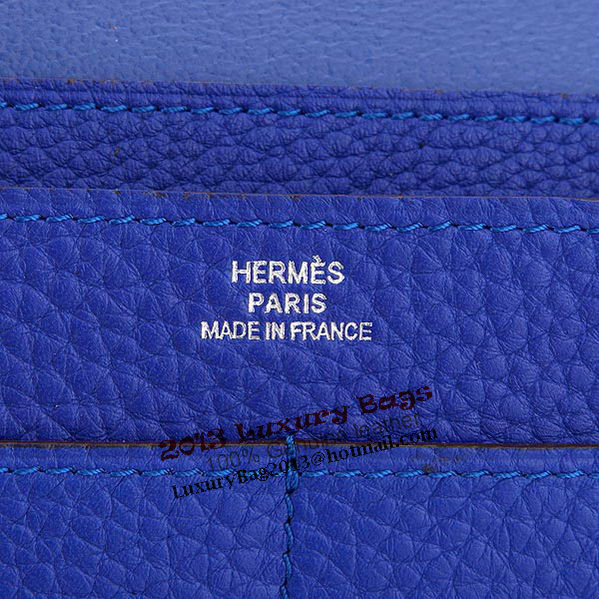 Hermes Dogon Combined Wallet A508 RoyalBlue Hermes Dogon Combined Wallet A508 RoyalBlue