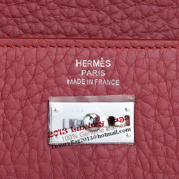 Hermes Kelly Original Leather Bi-Fold Wallet A708 Burgundy Hermes Kelly Original Leather Bi-Fold Wallet A708 Burgundy