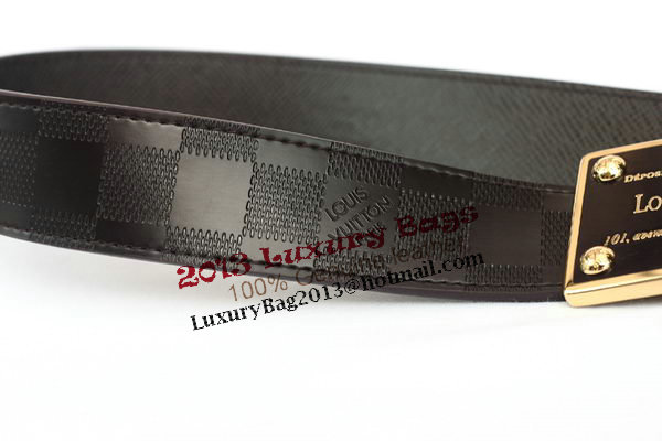 Louis Vuitton Brown Leather Belt LV2054 Louis Vuitton Brown Leather Belt LV2054