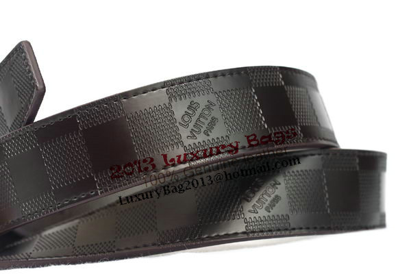 Louis Vuitton Brown Leather Belt LV2054 Louis Vuitton Brown Leather Belt LV2054