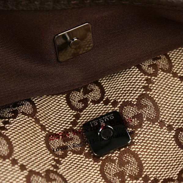 Gucci GG Canvas Medium Messenger Bag 189751 Brown Gucci GG Canvas Medium Messenger Bag 189751 Brown