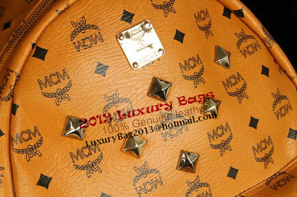 MCM Stark Backpack Jumbo in Calf Leather 8006 Camel MCM Stark Backpack Jumbo in Calf Leather 8006 Camel