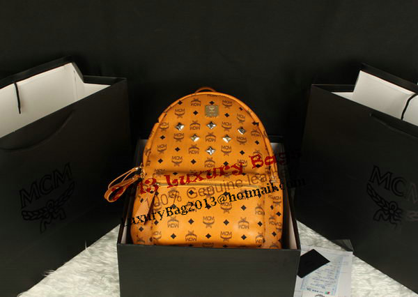 MCM Stark Backpack Jumbo in Calf Leather 8006 Camel MCM Stark Backpack Jumbo in Calf Leather 8006 Camel