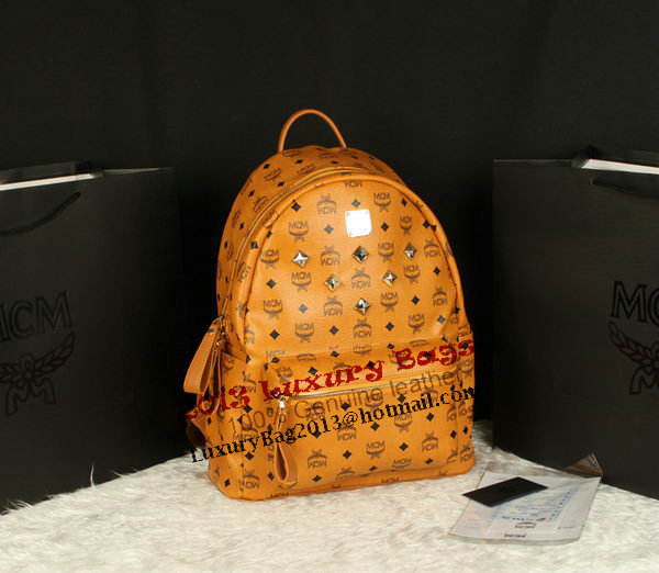 MCM Stark Backpack Jumbo in Calf Leather 8006 Camel MCM Stark Backpack Jumbo in Calf Leather 8006 Camel
