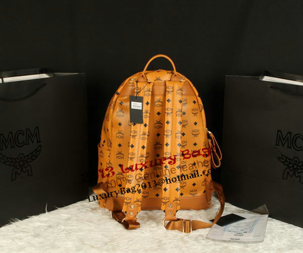 MCM Stark Backpack Jumbo in Calf Leather 8006 Camel MCM Stark Backpack Jumbo in Calf Leather 8006 Camel