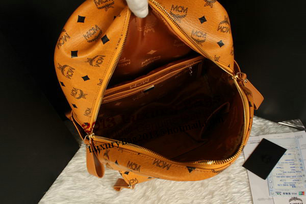 MCM Stark Backpack Jumbo in Calf Leather 8006 Camel MCM Stark Backpack Jumbo in Calf Leather 8006 Camel