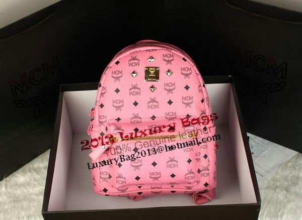 MCM Stark Backpack Large in Calf Leather 8004 Pink MCM Stark Backpack Large in Calf Leather 8004 Pink