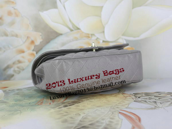 Chanel 2.55 Series Classic Flap Bag 1112 Gray Original Cannage Pattern Leather Gold Chanel 2.55 Series Classic Flap Bag 1112 Gray Original Cannage Pattern Leather Gold