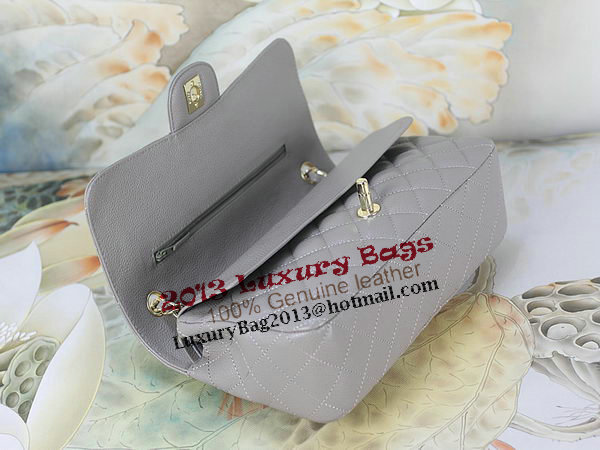 Chanel 2.55 Series Classic Flap Bag 1112 Gray Original Cannage Pattern Leather Gold Chanel 2.55 Series Classic Flap Bag 1112 Gray Original Cannage Pattern Leather Gold