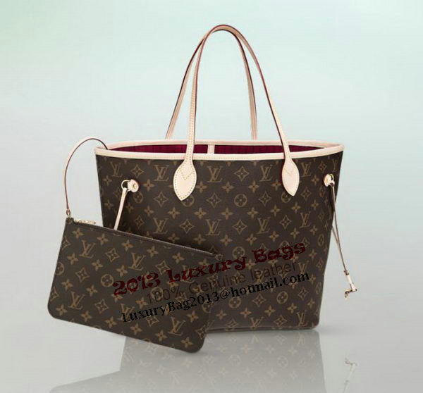 Louis Vuitton Monogram Canvas Neverfull MM M40996 Fuchsia Louis Vuitton Monogram Canvas Neverfull MM M40996 Fuchsia