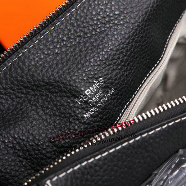 Hermes Original Calf Leather Tote Bag M86682 Black Hermes Original Calf Leather Tote Bag M86682 Black