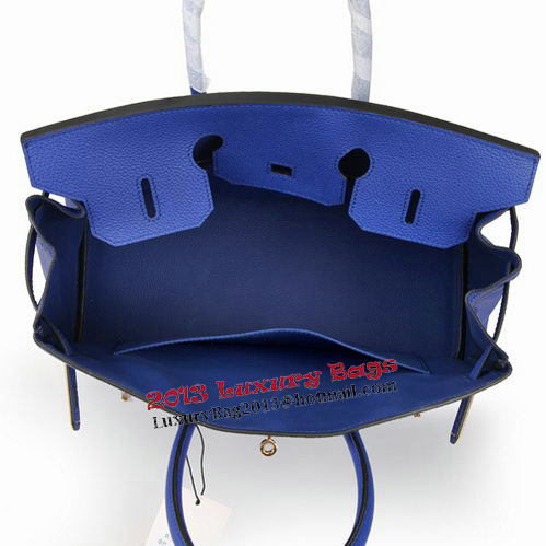 Hermes Birkin 35CM Tote Bag Blue Original Leather H35 Gold Hermes Birkin 35CM Tote Bag Blue Original Leather H35 Gold