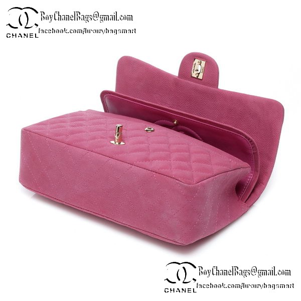 Chanel Classic Flap Bag 2.55 Series Original Nubuck Cannage Pattern CHA1112 Peach Chanel Classic Flap Bag 2.55 Series Original Nubuck Cannage Pattern CHA1112 Peach