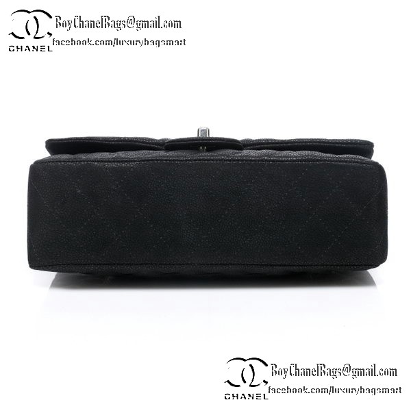 Chanel Classic Flap Bag 2.55 Series Original Suede Cannage Pattern CHA1112 Black Chanel Classic Flap Bag 2.55 Series Original Suede Cannage Pattern CHA1112 Black