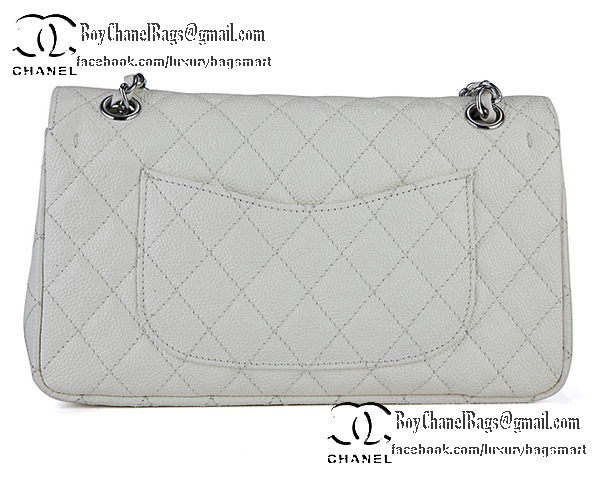 Chanel Classic Flap Bag Cannage Pattern CHA1113 White Chanel Classic Flap Bag Cannage Pattern CHA1113 White