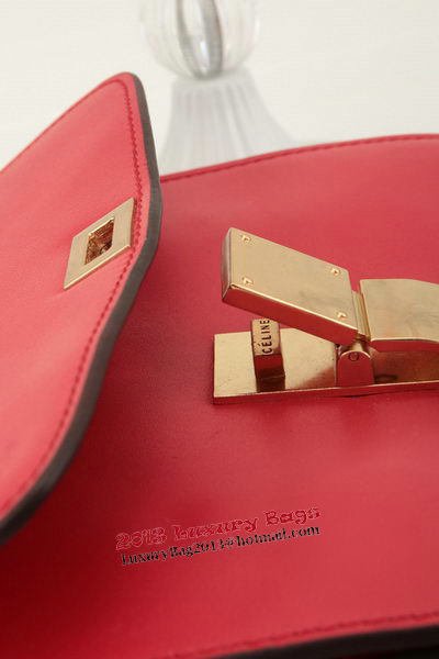 Celine Classic Box Small Flap Bag Smooth Leather 11042 Dark Red Celine Classic Box Small Flap Bag Smooth Leather 11042 Dark Red