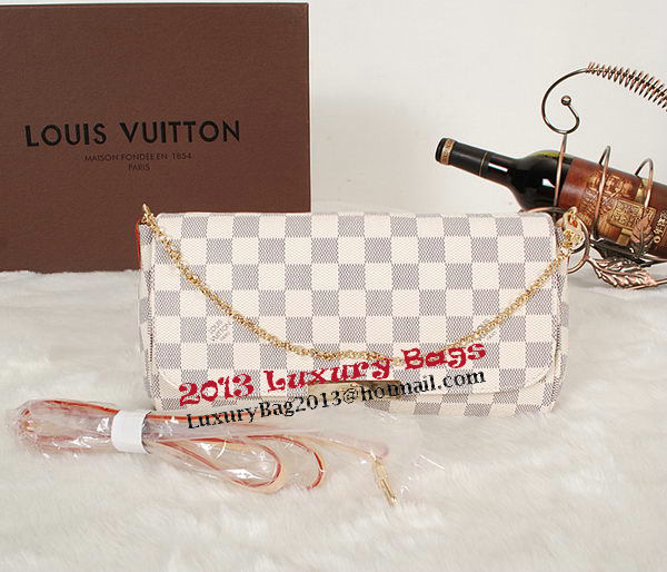 Louis Vuitton Damier Azur Canvas Favorite MM N41275 Louis Vuitton Damier Azur Canvas Favorite MM N41275