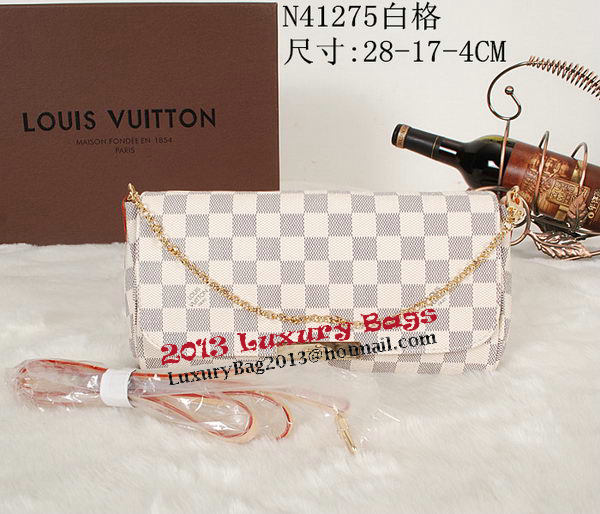Louis Vuitton Damier Azur Canvas Favorite MM N41275 Louis Vuitton Damier Azur Canvas Favorite MM N41275