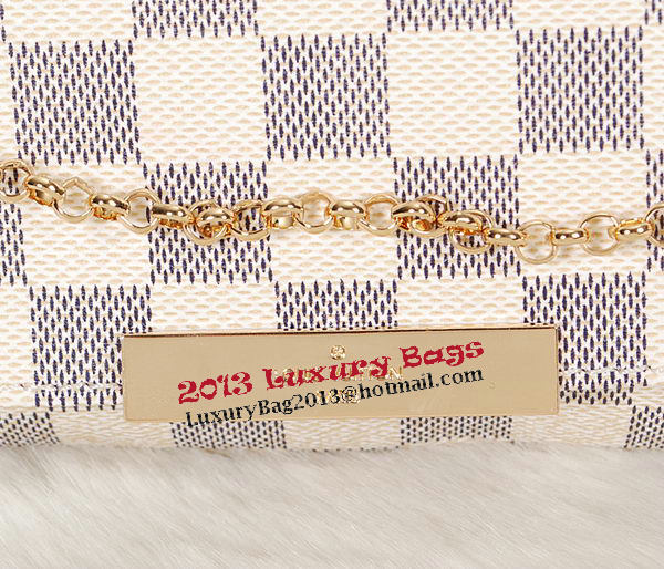 Louis Vuitton Damier Azur Canvas Favorite MM N41275 Louis Vuitton Damier Azur Canvas Favorite MM N41275