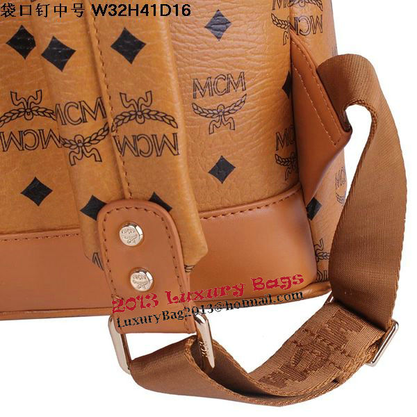 MCM Medium Top Studs Backpack MC4232 Wheat MCM Medium Top Studs Backpack MC4232 Wheat