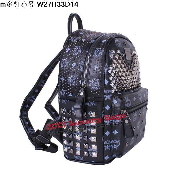 MCM Small Stark Front Studs Backpack MC4237S Black MCM Small Stark Front Studs Backpack MC4237S Black
