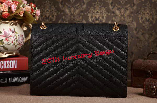 Saint Laurent Classic Monogramme Cannage Pattern Flap Bag Y5480 Black Saint Laurent Classic Monogramme Cannage Pattern Flap Bag Y5480 Black