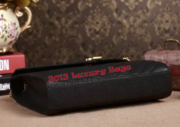 Saint Laurent Classic Monogramme Cannage Pattern Flap Bag Y5480 Black Saint Laurent Classic Monogramme Cannage Pattern Flap Bag Y5480 Black