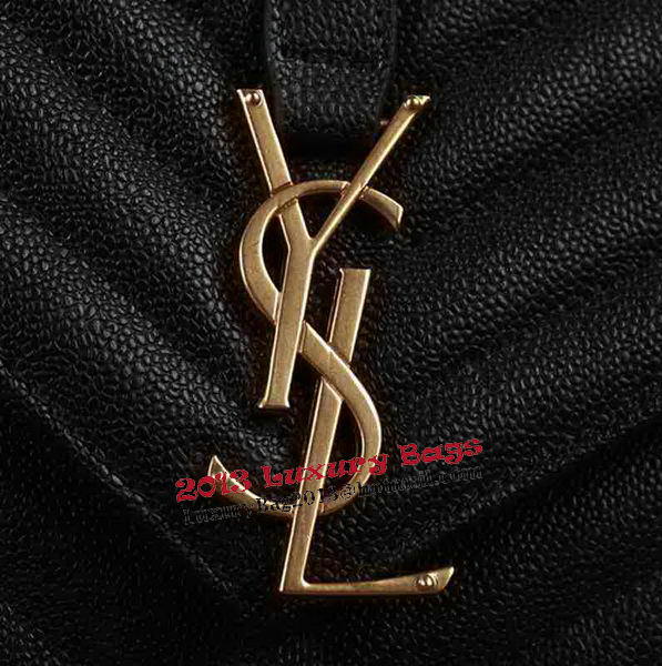 Saint Laurent Classic Monogramme Cannage Pattern Flap Bag Y5480 Black Saint Laurent Classic Monogramme Cannage Pattern Flap Bag Y5480 Black