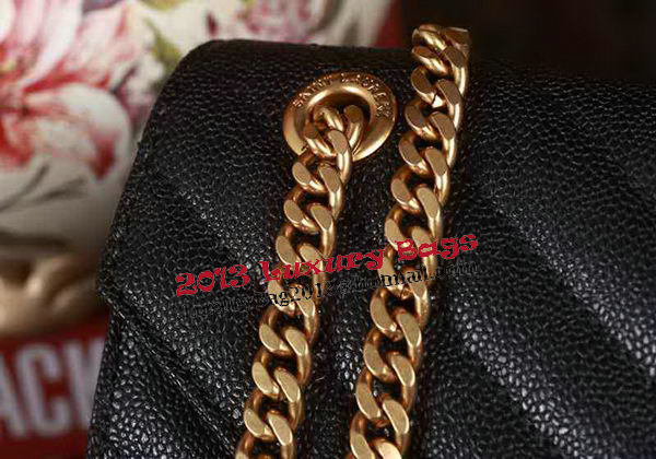 Saint Laurent Classic Monogramme Cannage Pattern Flap Bag Y5480 Black Saint Laurent Classic Monogramme Cannage Pattern Flap Bag Y5480 Black