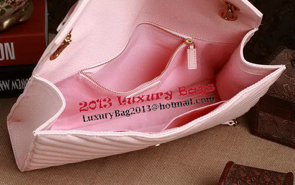 Saint Laurent Classic Monogramme Cannage Pattern Flap Bag Y5480 Light Pink Saint Laurent Classic Monogramme Cannage Pattern Flap Bag Y5480 Light Pink