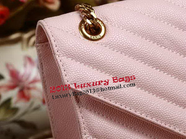 Saint Laurent Classic Monogramme Cannage Pattern Flap Bag Y5480 Light Pink Saint Laurent Classic Monogramme Cannage Pattern Flap Bag Y5480 Light Pink