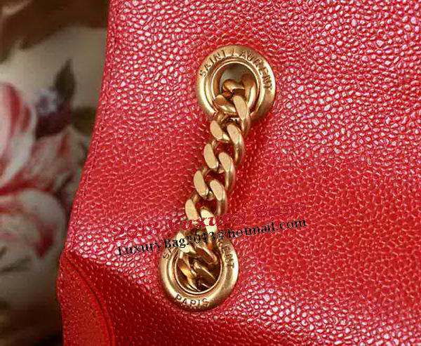 Saint Laurent Classic Monogramme Cannage Pattern Flap Bag Y5480 Red Saint Laurent Classic Monogramme Cannage Pattern Flap Bag Y5480 Red