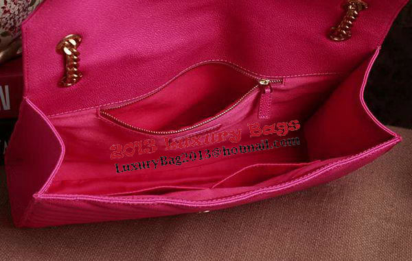 Saint Laurent Classic Monogramme Cannage Pattern Flap Bag Y5480 Rose Saint Laurent Classic Monogramme Cannage Pattern Flap Bag Y5480 Rose