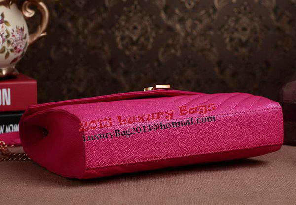 Saint Laurent Classic Monogramme Cannage Pattern Flap Bag Y5480 Rose Saint Laurent Classic Monogramme Cannage Pattern Flap Bag Y5480 Rose