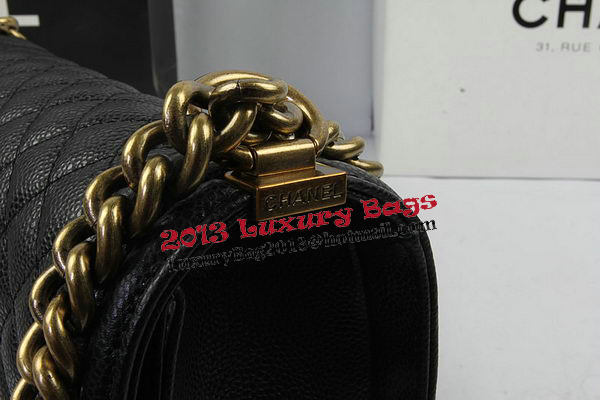 Boy Chanel Flap Shoulder Bags Black Original Cannage Pattern A67025 Gold Boy Chanel Flap Shoulder Bags Black Original Cannage Pattern A67025 Gold