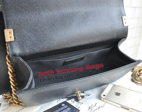 Chanel Boy Flap Shoulder Bags Black Cannage Pattern Leather A67086 Gold Chanel Boy Flap Shoulder Bags Black Cannage Pattern Leather A67086 Gold